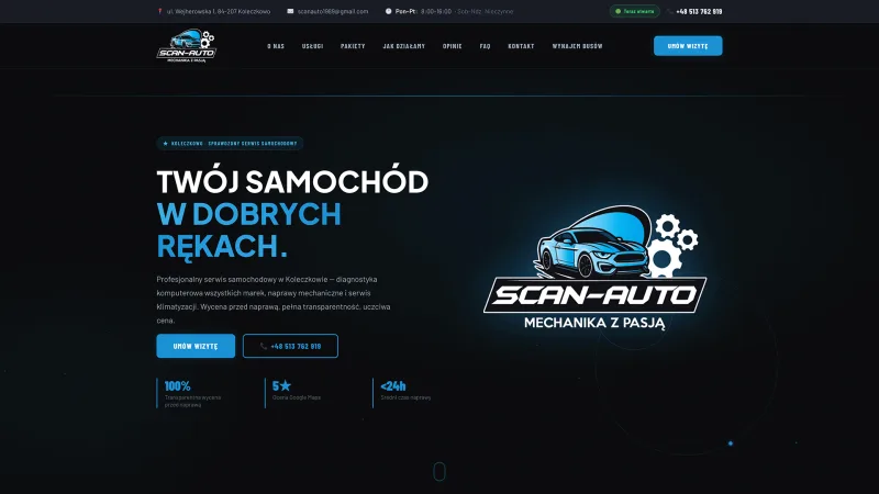 Scan-Auto - Wizytówka Express