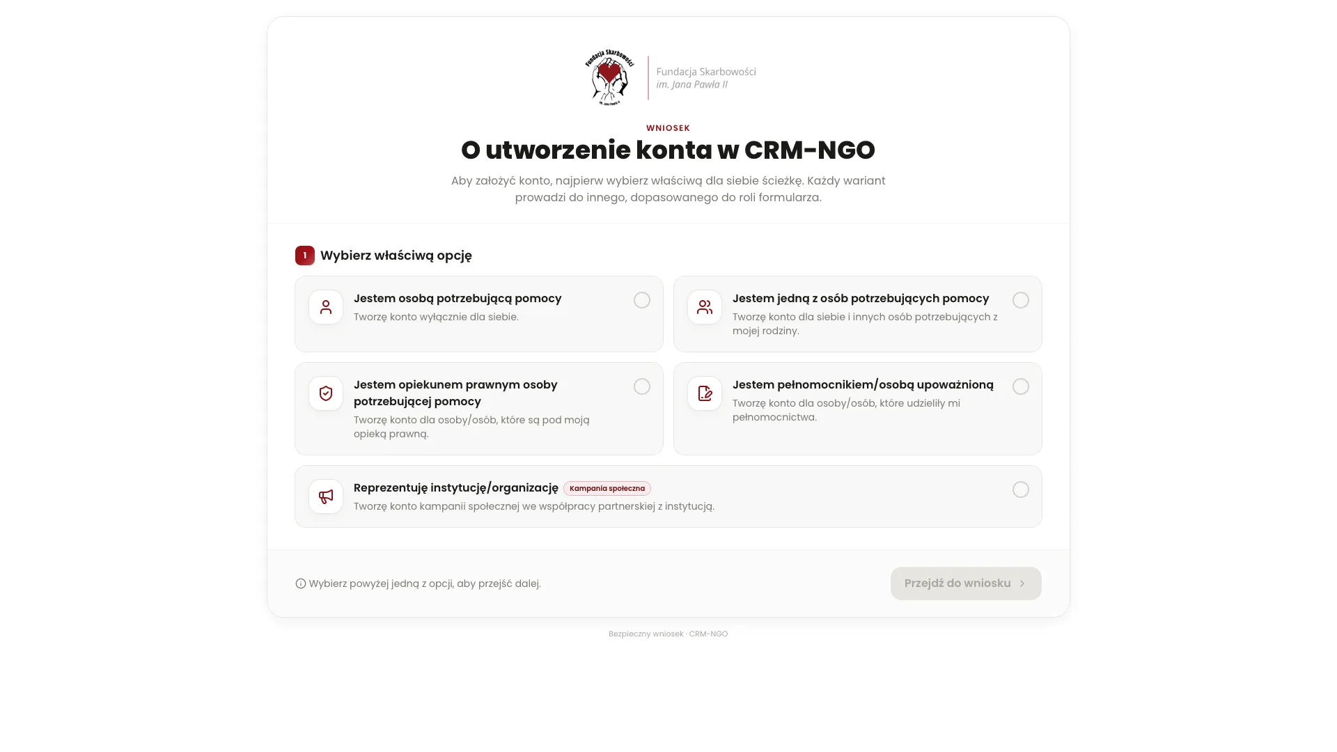 Aplikacja CRM NGO - zrzut 09