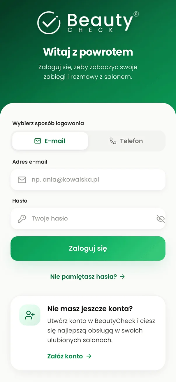 BeautyCheck dla Klientów - zrzut 02