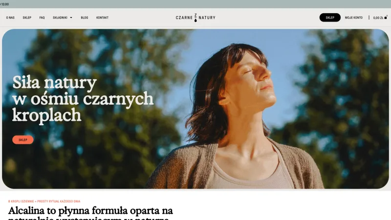 Czarne z natury - Sklep PRO